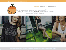 Tablet Screenshot of orangeproduction.de